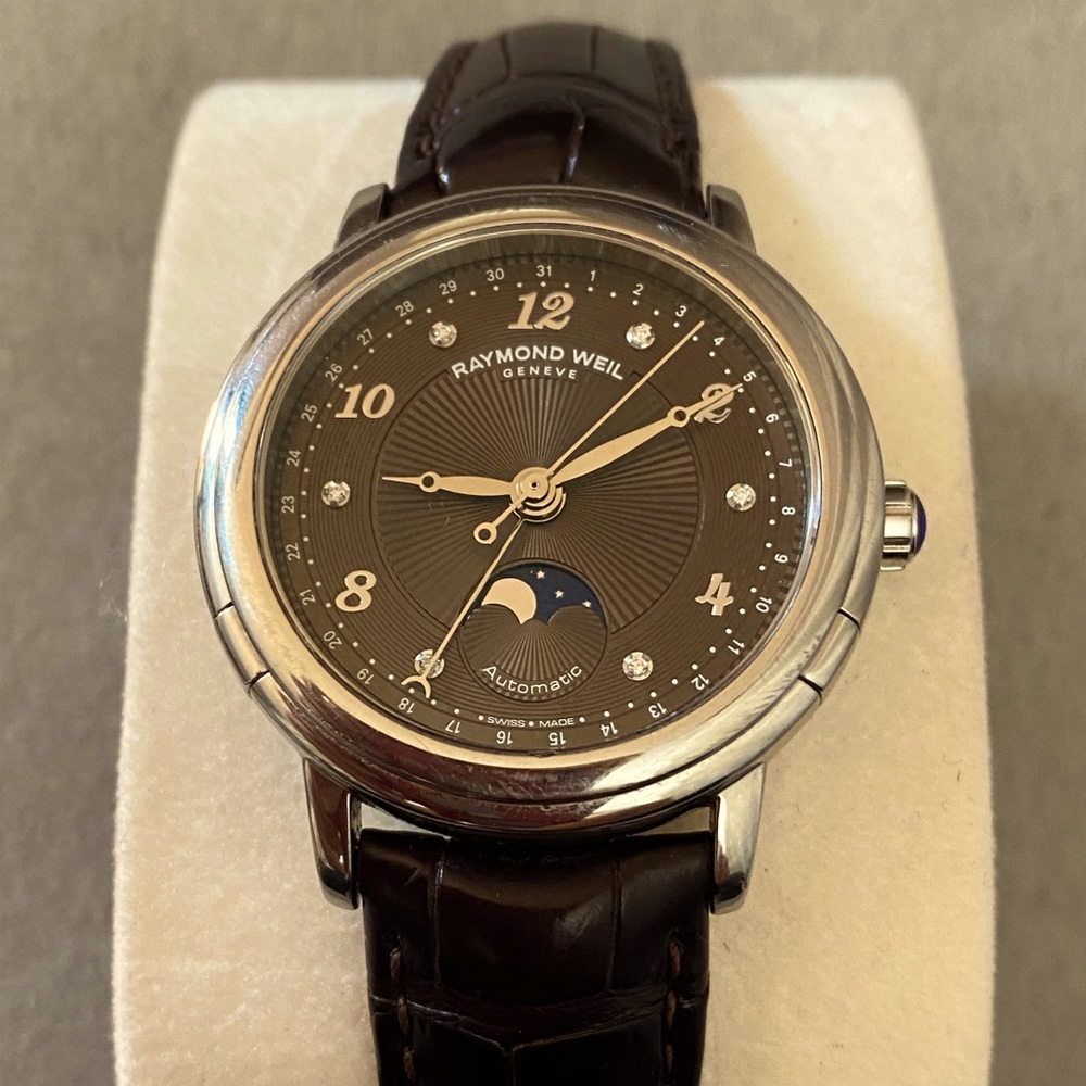 Genuine Raymond Weil leather women’s watch